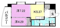 デリアス市駅南の間取り画像