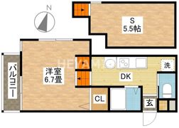 玉園UKの間取り画像