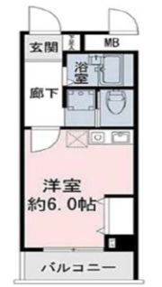 ライオンズマンション東中野の間取り画像