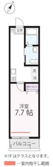 ハーミットクラブハウス横浜駅西の間取り画像