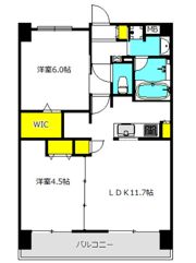 Fujiman南森町の間取り画像