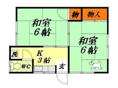 山崎アパートの間取り画像