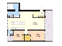 THE RESIDENCE MUROMI by Nudgeone．の間取り画像