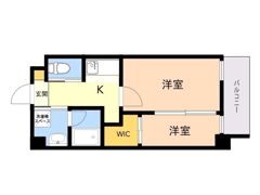 アトリオフラッツ大楠の間取り画像