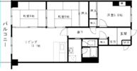 枚方セントラルハイツの間取り画像