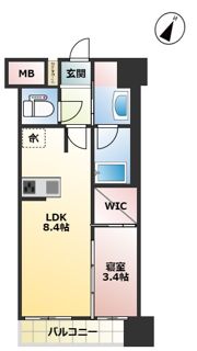 プレサンス新大阪ジェイズの間取り画像