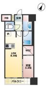 プレサンス新大阪ジェイズの間取り画像