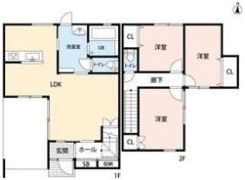 キャレブラン三島の間取り画像