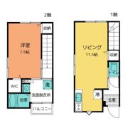 ルミエール・ミキ A・Bの間取り画像