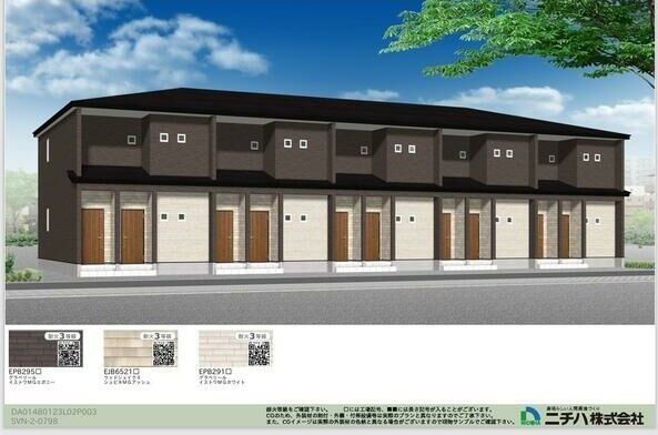 (仮)中野町アパートの外観画像
