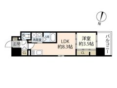 アーバイン比治山（旧：ヴィラ博丈比治山）の間取り画像