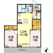 セレーノ小鹿の間取り画像