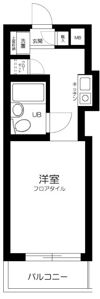 スカイコート世田谷若林の間取り画像