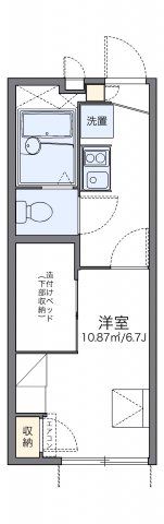 レオパレスティック ヒルの間取り画像