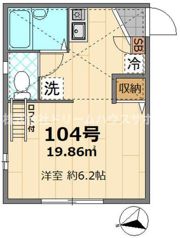 グランブルー大津の間取り画像