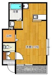 アミューズ渡田の間取り画像