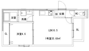 フォレスト青崎の間取り画像
