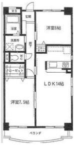ハピネ音聞山の間取り画像