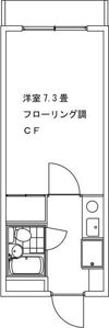 17ノヨネコーポ船堀の間取り画像