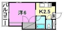 エステート東野の間取り画像