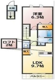 グラン アンジュ A・B(V)の間取り画像