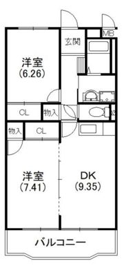 イーストライムの間取り画像