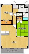 コンフォートスクエア安部山の間取り画像