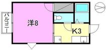 野瀬ハイツ2の間取り画像