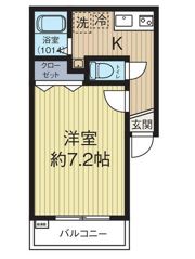 ヒルサイド阪東橋の間取り画像