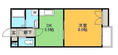 フォーバスIIの間取り画像