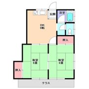 メゾン芝山Bの間取り画像