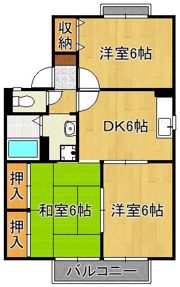 セジュール鴨生田 A棟の間取り画像