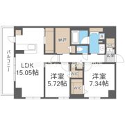 カルム小西Ⅴの間取り画像