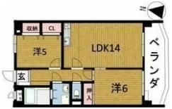 ファミール共栄の間取り画像
