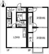 WHITE BELL Aの間取り画像