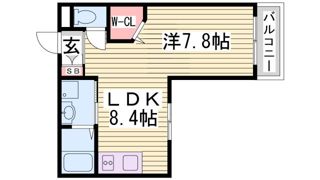 ヴィアノ灘泉通の間取り画像