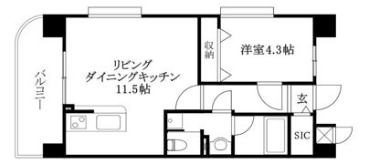 ウインド・ビュー大街道の間取り画像