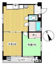 富士見ハイツの間取り画像