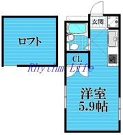 アップルハウス弘明寺2の間取り画像