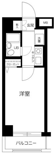 ミリオンコート三軒茶屋の間取り画像