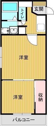 ライズ平成東参番館の間取り画像