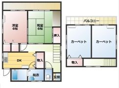 大胡町戸建の間取り画像