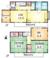 西浦賀ベース戸建ての間取り画像