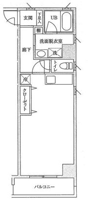 ラクシア東池袋の間取り画像
