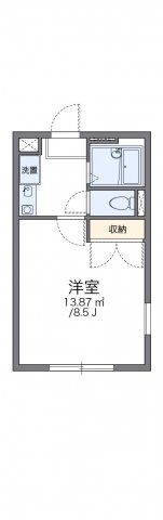 レオパレスピュアの間取り画像