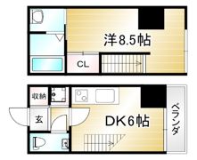 Y’s Flats 西陣の間取り画像