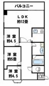 グローリアスハイツの間取り画像