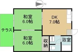 コーポサンシャインの間取り画像