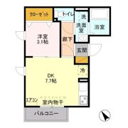フルーム浦和の間取り画像