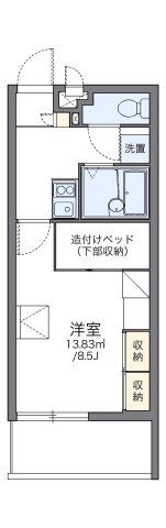 レオパレス仲西S＆Aiの間取り画像